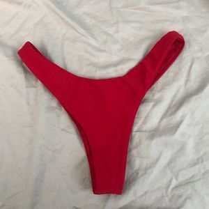 Red cheeky bottoms